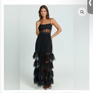 Showpo Black Maxi Dress